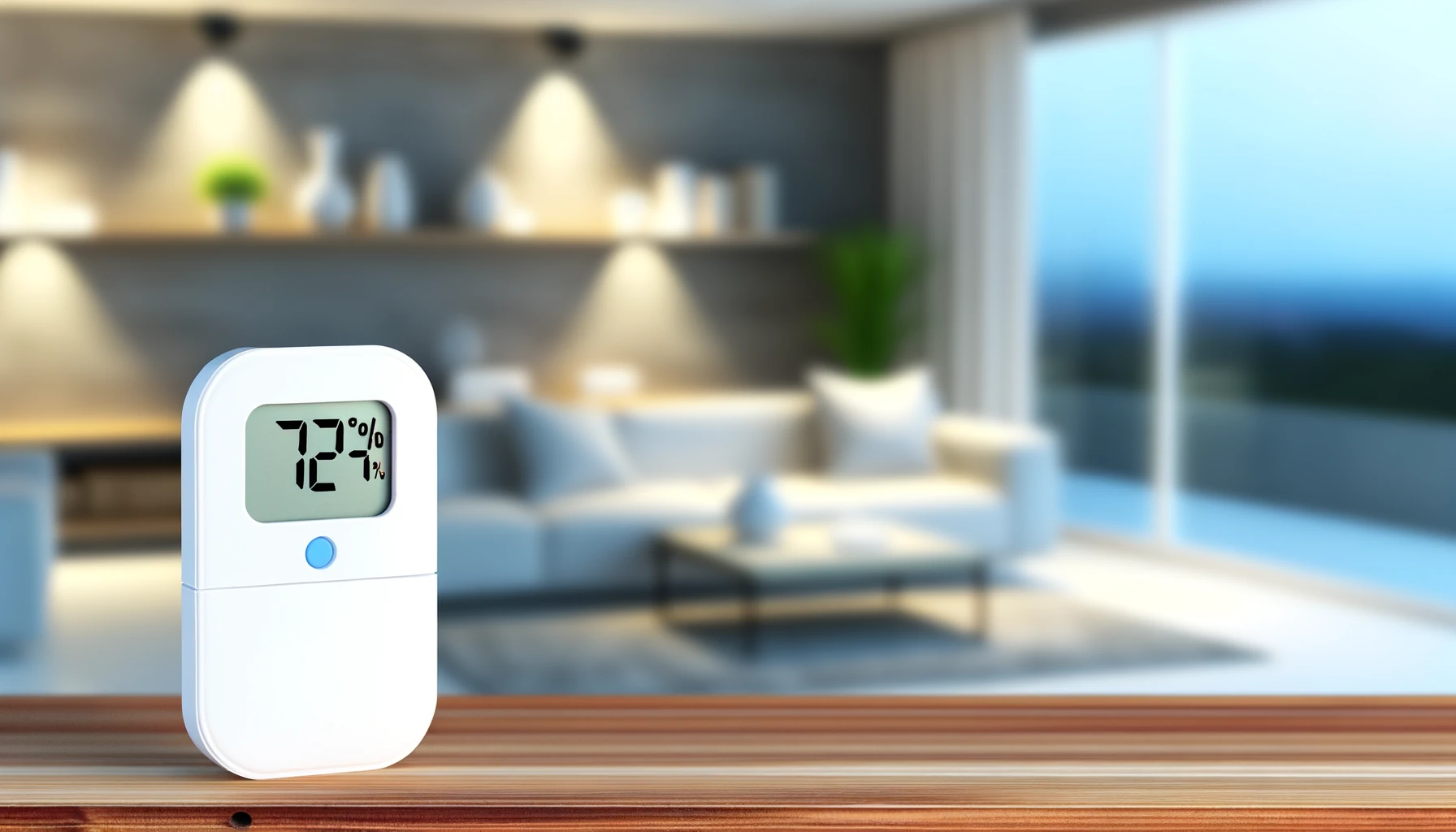 Un hygromètre permet de mesurer objectivement le taux d'humidité intérieure