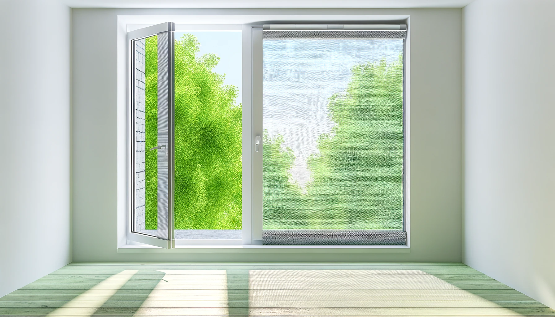 Les moustiquaires empêchent l'entrée des insectes volants tout en maintenant la ventilation