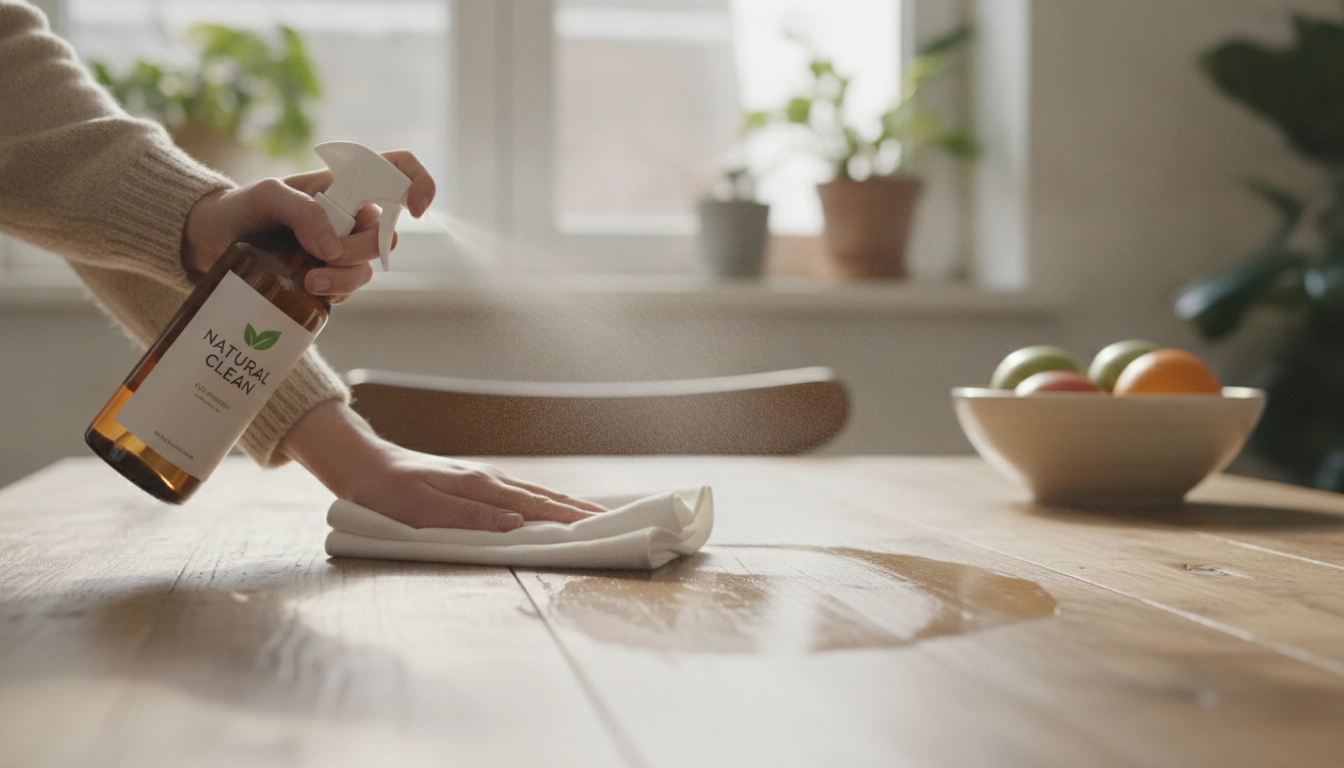 Application pratique des produits ménagers naturels pour un intérieur sain