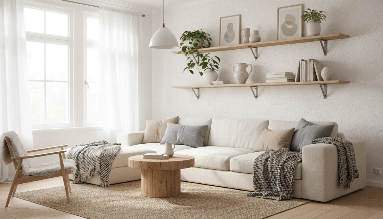 Aménagement réussi avec du bricolage décoration intérieur style scandinave