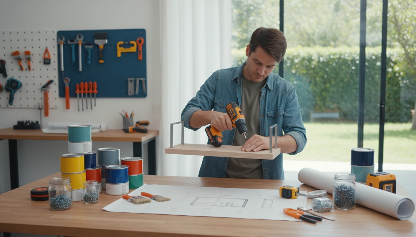 Guide complet du bricolage facile pour débutants avec outils et projets maison