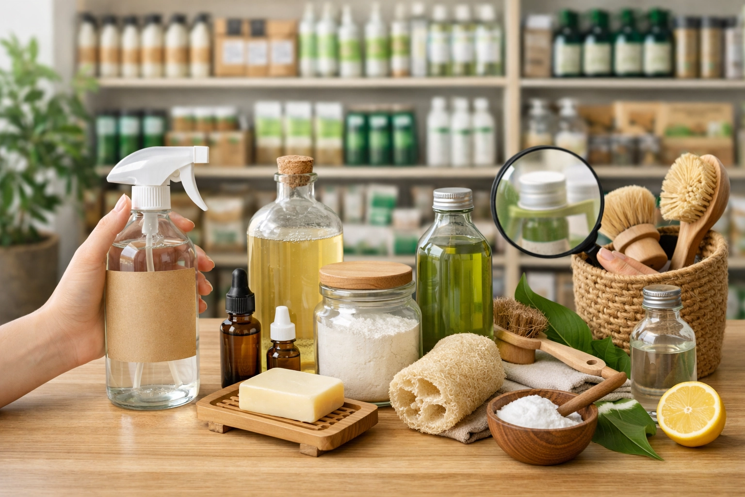 Comparaison des étiquettes de produits ménagers naturels pour bien choisir produits ménagers naturels en magasin