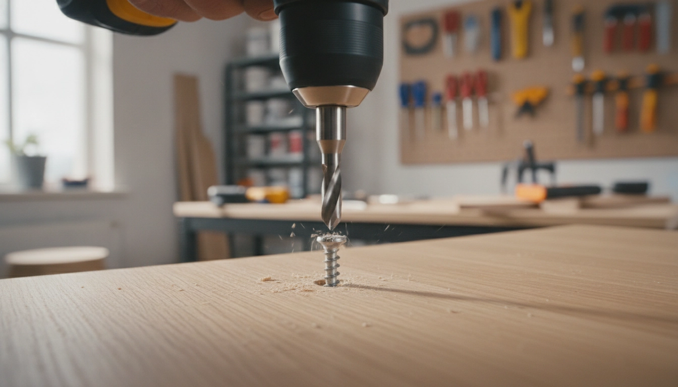 Utilisation correcte d'une perceuse-visseuse pour débutant
