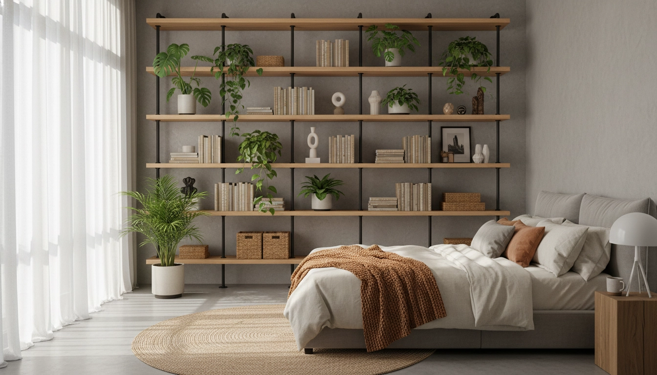 Outils et matériaux nécessaires pour créer rangement mural chambre diy