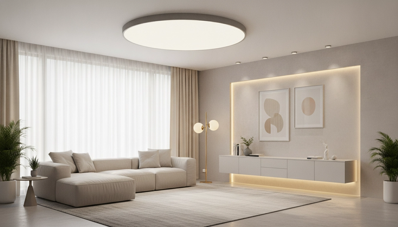 Salon moderne avec un éclairage optimal aménagement salon bien pensé