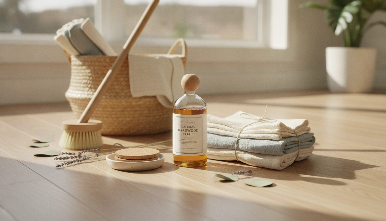 Kit complet pour entretenir et nettoyer un parquet en bois