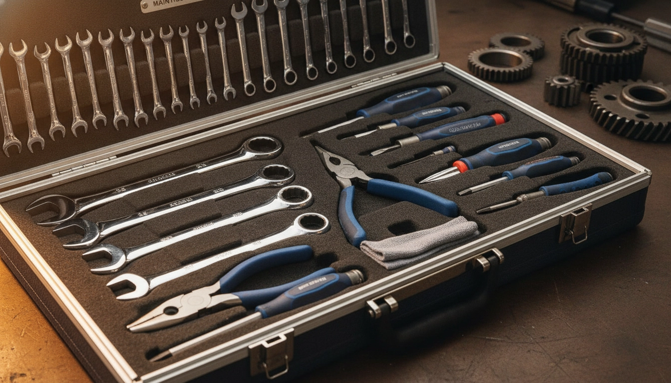 Caisse à outils organisée pour entretenir outils petites réparations durée vie