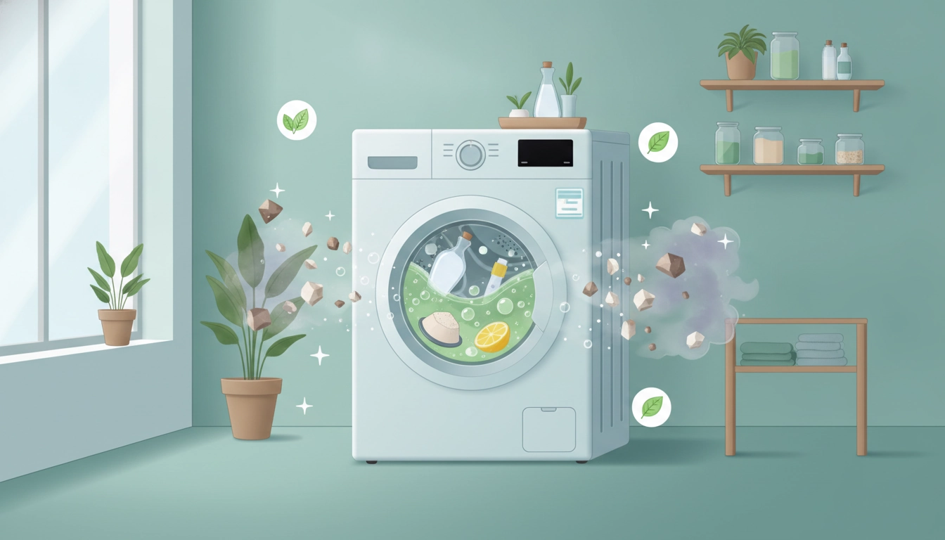 Entretien écologique lave-linge calcaire mauvaises odeurs avec des produits naturels