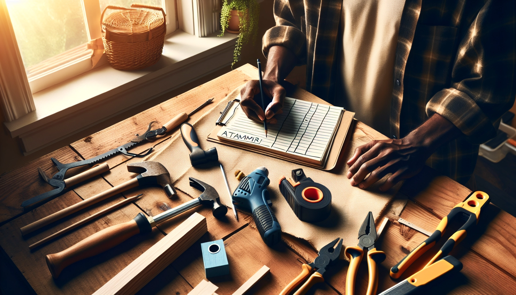 Planification d'un projet de bricolage pour éviter les erreurs courantes quand on débute avec ses outils