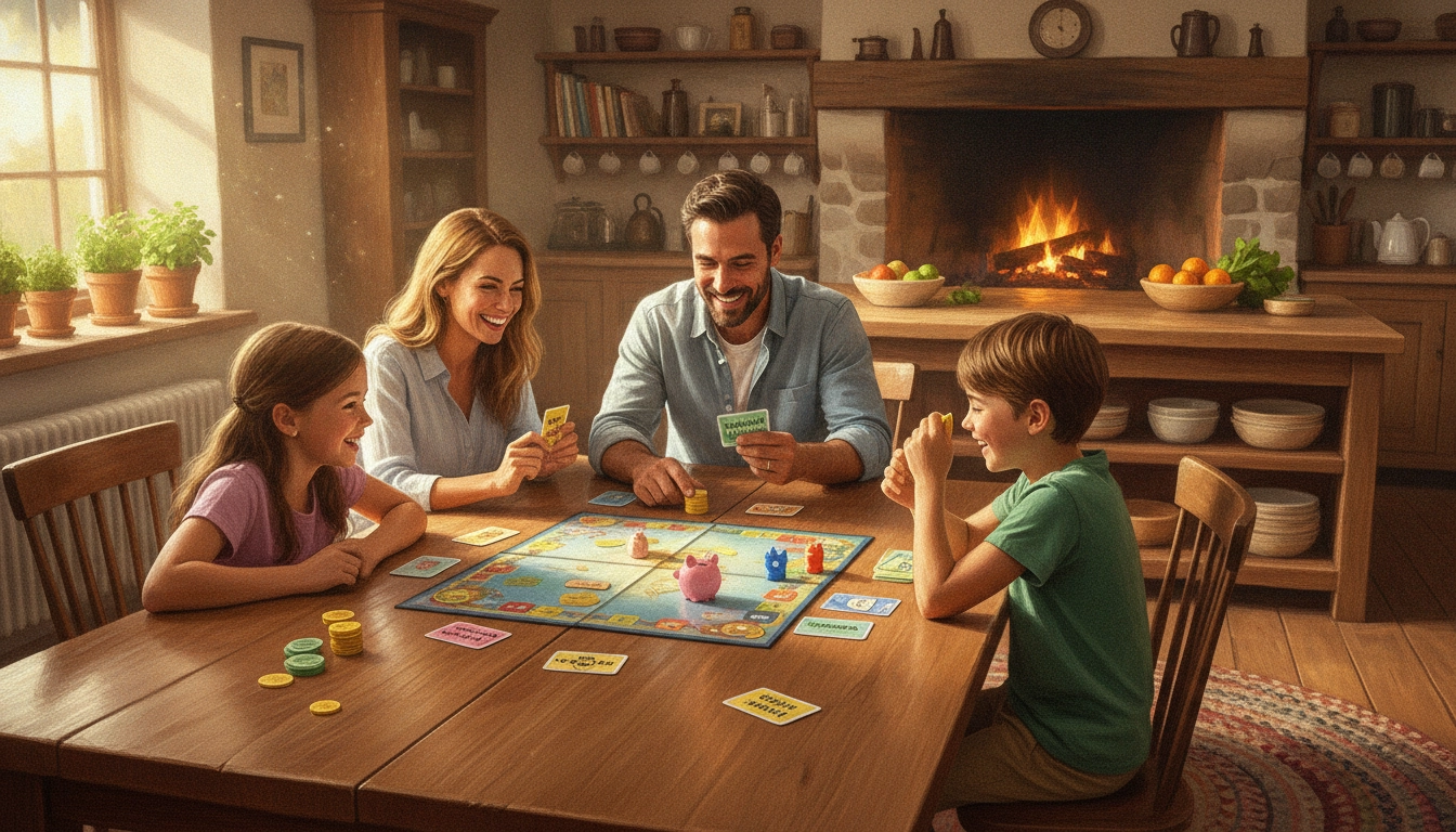 Moments de partage pour impliquer enfants gestion budget familial ludique au quotidien