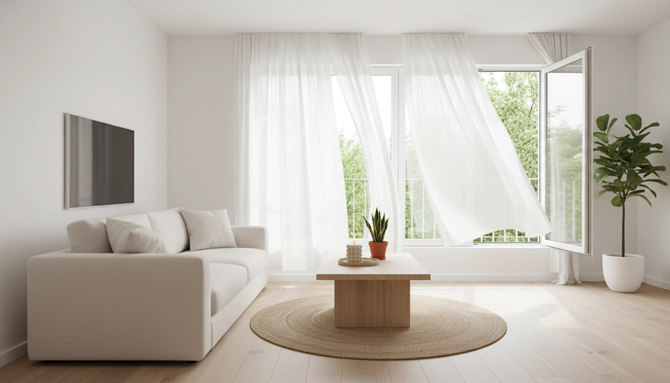 Intérieur sain et apaisant grâce à une routine de ménage minimaliste