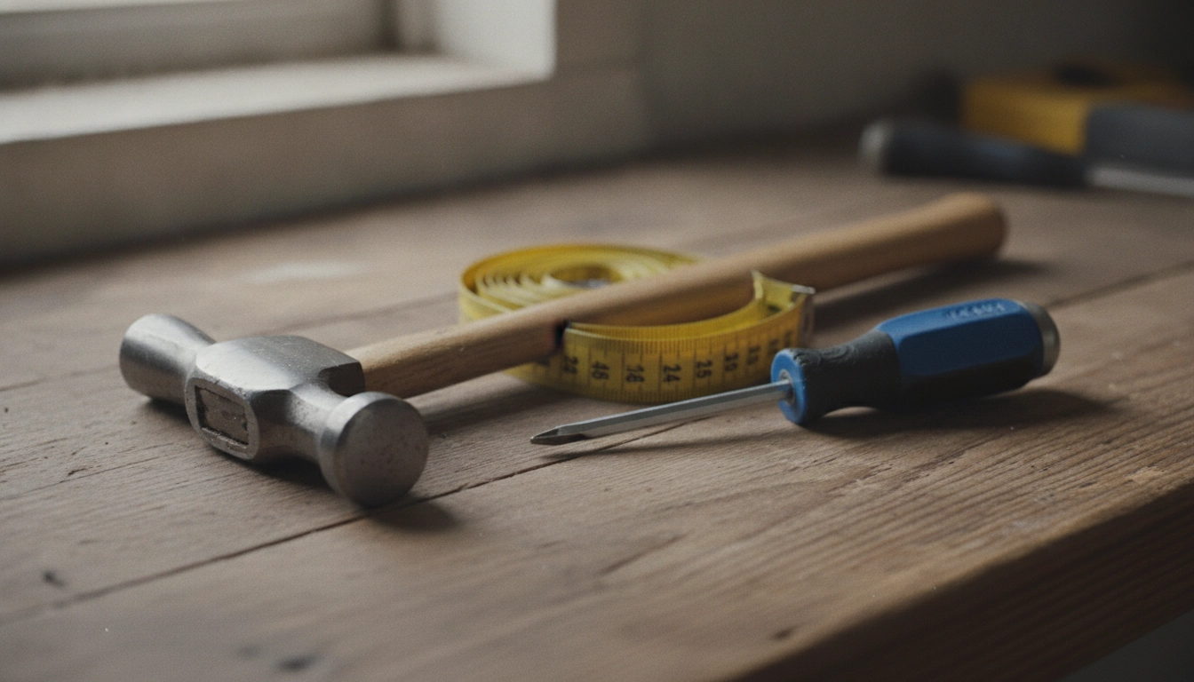 Exemple de kit avec des outils bricolage pas chers débuter ses travaux