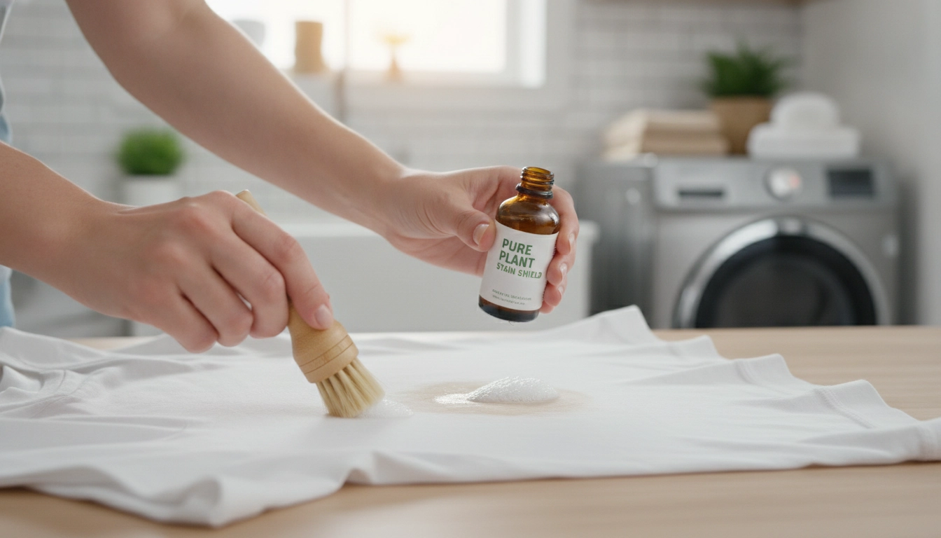Une préparation détachage vêtements avant lavage efficace avec des produits naturels.