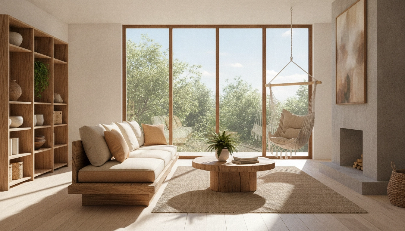 Meuble en bois bien entretenu avec des produits naturels