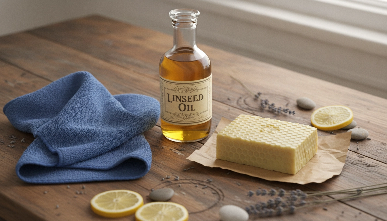 Kit de produits naturels pour préserver meubles bois